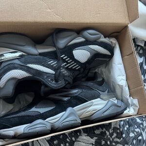 Black and Gray Sneakers